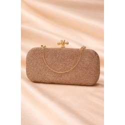 Golden Shimmer Clutch